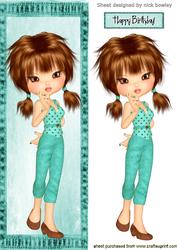 Pretty in Turq in Denim Frame Tall Dl