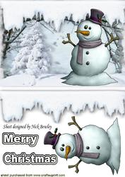 Snowman in Winter Wonderland