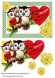 No One But You-hoo, for My Valentine! Cute Owls