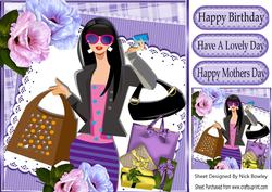 Shopping is So Much Fun! I Love to Treat Myself 8x8