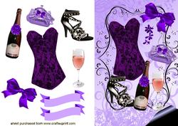 Lovely Ladies Accessories in Purple
