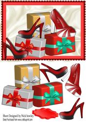 Ladies Shoes, Boxes and Bows