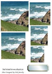 Lovely Sea View of Cornwall Pyramids