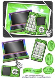 Girls Green Gadgets & Mobile, Laptop, Mp3 Player