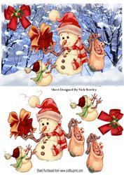 I Have a Present for You as Well, Cute Snowmen