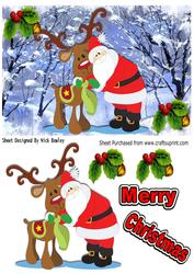 My Lovely Faithful Friend! Rudy with Santa