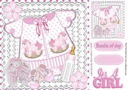 Baby Girls Romper Suit on Lace 8x8