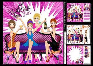 Girls Just Wanna Have Fun! Party Time 8x8 Mini Kit