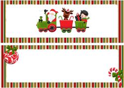Our Journey, the Fun Santa Train Insert Dl