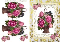 Beautiful Basket of Roses