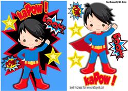 I Am Superman, Super Hero, with Stars