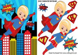 Super Girl! Up Up and Away, Flying in the City