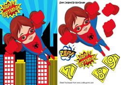 Flying High! Super Spider Girl in the City