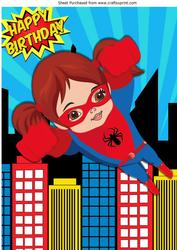 Flying High! Super Spider Girl in the City A4