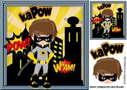 Super Boy, Super Hero Wham, Pow! 8x8