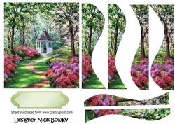 A Walk in a Garden of Flowers Wavy Side Stackers