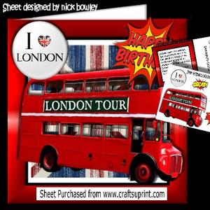 The Red London Tour Bus 8x8 Mini Kit