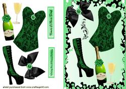 Gorgeous Green/black Ladies Accessories