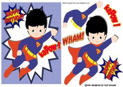 Kapow! Wham! Take That! Superhero Boy A5