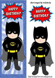Batman in His Cape, Tall Dl