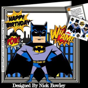Batman Here to Save the City 8x8 Mini Kit
