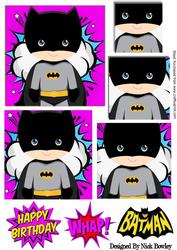 Super Hero Batman Pink Pyramids