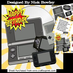 Boys Toys Games Console and Gadgets 8x8 Mini Kit