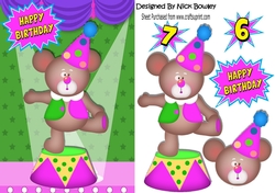 Teddy Bear Antics in the circus A5