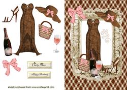 Lovely Brown Check and Pink Ladies Accessories