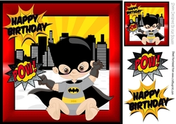 I am bat baby to take on the world pow 8x8