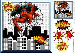 Spider Web Hero in the city 8x8