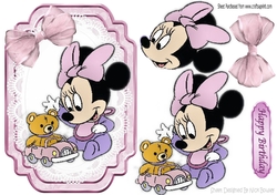 love playing with my toys cute little mouse with bow