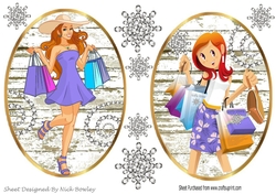 Diamonds are a Girls best friend! Shopping girls toppers (purple)