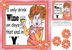 Time To Party! Time to have some fun! lady in peach 8x8