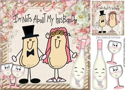 Im Nuts About My Husband! Anniversary 8x8