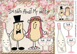 Im Nuts About My Wife! Anniversary 8x8