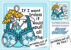 Stella has a fancy blue bra to show off, but has concerns 8x8