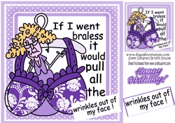 Stella has a fancy purple bra to show off, but has concerns 8x8