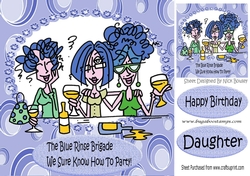 The Blue Rinse Brigade! We know how to party! 8x8