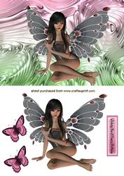 Pretty Faerie with Butterflies