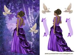 Purple Haze, Pretty Lady with Doves