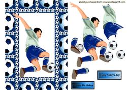 Blue Footballer