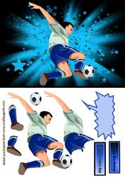 Footballer with the Stars