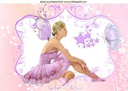 Fairy Ballerina A4 Topper
