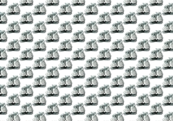 Sweet pair of snow owls on a branch christmas backing paper