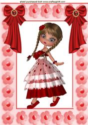 Sweet Rosie A4 Topper