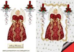 Christmas Angel in Red