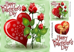 Valentines Surprise in that red heart shaped box 8x8