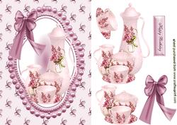 Pretty Floral China Teaset