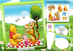 What a lovely day! for a picnic in the meadows 8x8 mini kit